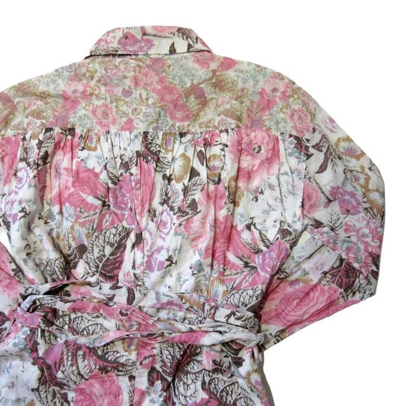 NWT LoveShackFancy Morellia Jumpsuit in Dew Drop Floral Cotton 1-Piece XS $395 - Picture 9 of 11